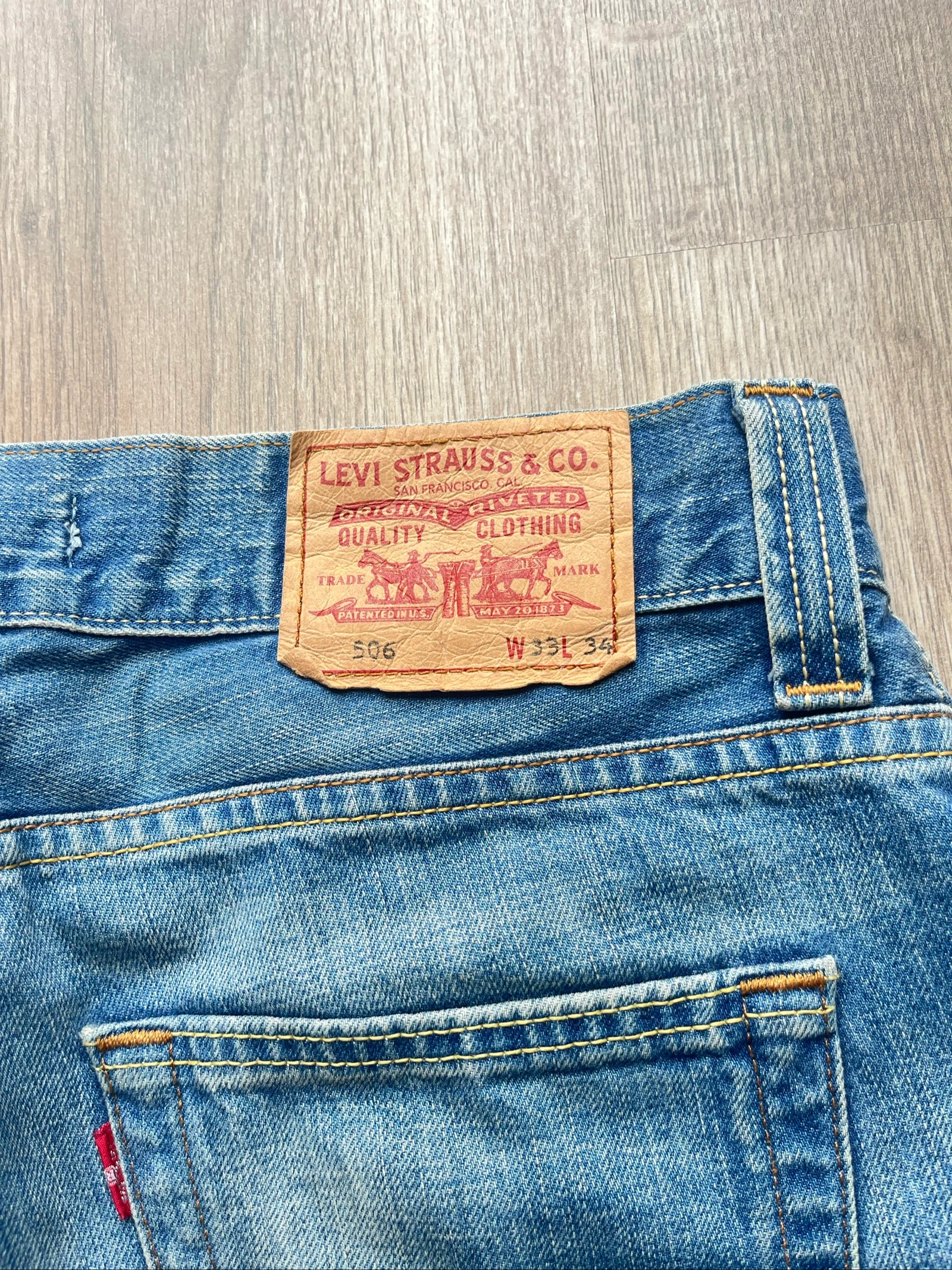Levis 506 Super Baggy Classic Style Original Vintage Old Money 90s W33 L34 – photo 8